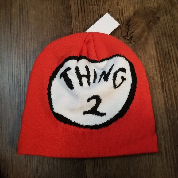 Thing 1/Thing 2 Beanie/Toque- Dr. Seuss The Cat in he Hat - Picture 4 of 5